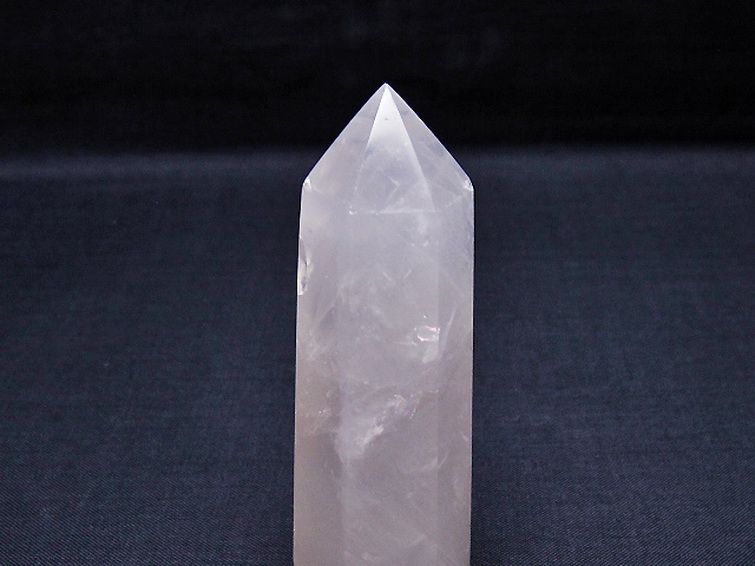 ローズクォーツ 六角柱[T138-6496] 3枚目