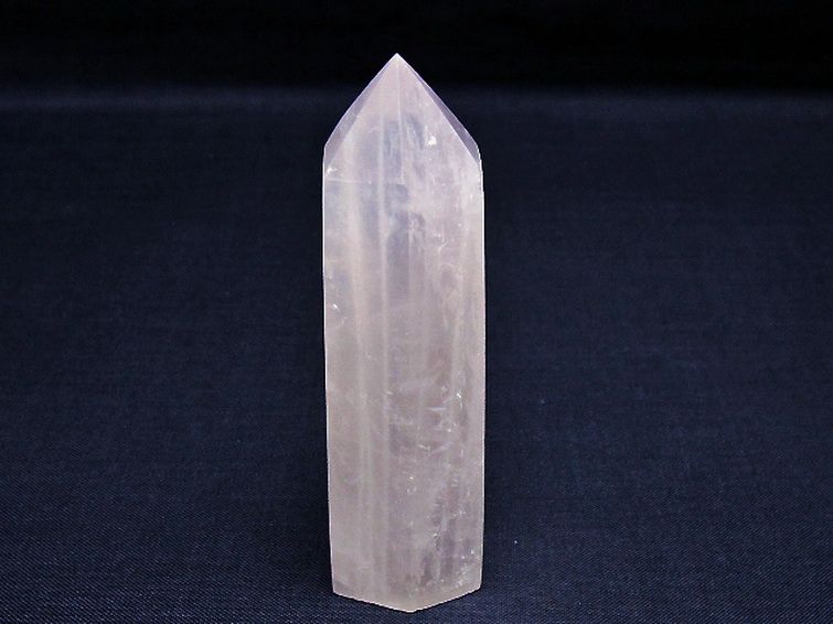 ローズクォーツ 六角柱[T138-6499] 1枚目