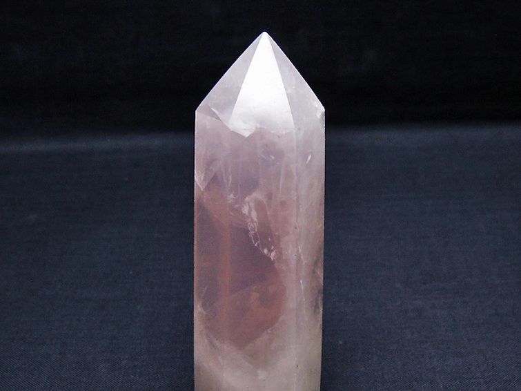 ローズクォーツ 六角柱[T138-6503] 3枚目