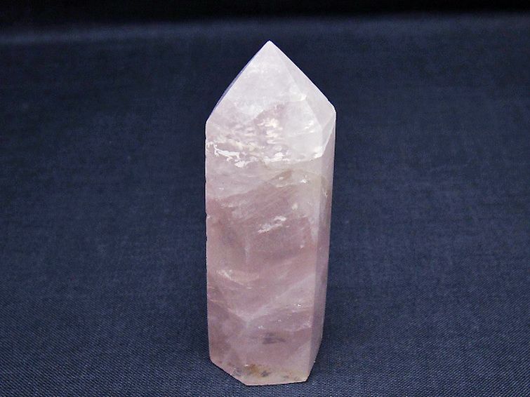 ローズクォーツ 六角柱[T138-6526] 1枚目