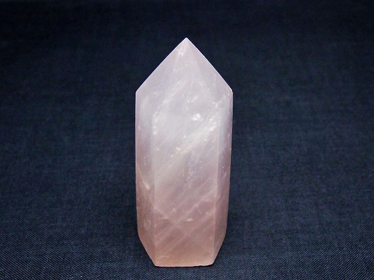 ローズクォーツ 六角柱 [t138-6539] 1枚目
