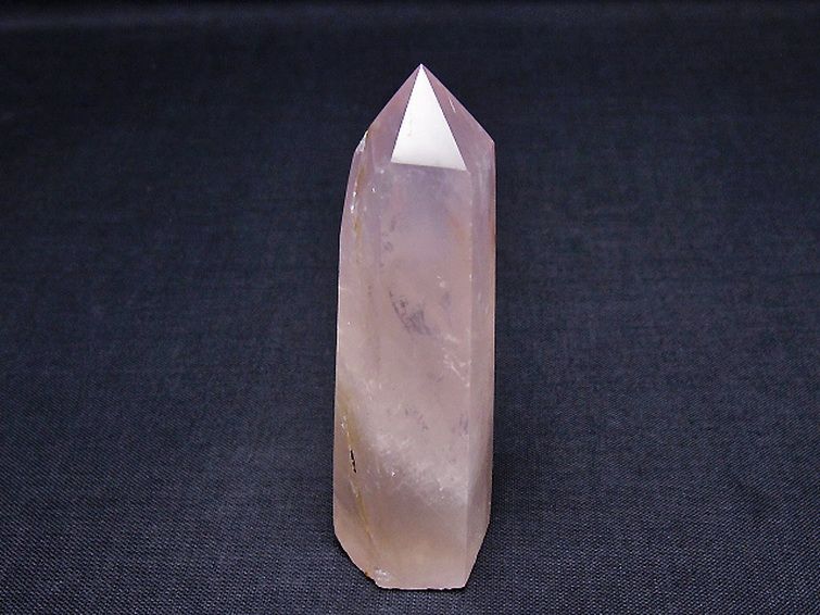 ローズクォーツ 六角柱 [t138-6555] 1枚目