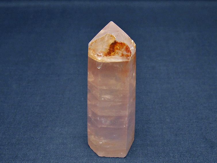 ローズクォーツ 六角柱 [t138-6556] 1枚目