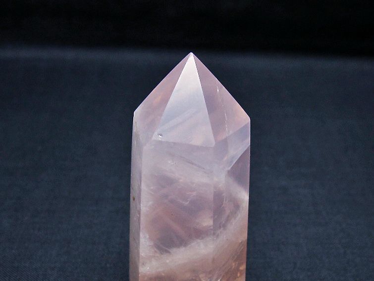 ローズクォーツ 六角柱[T138-6557] 2枚目