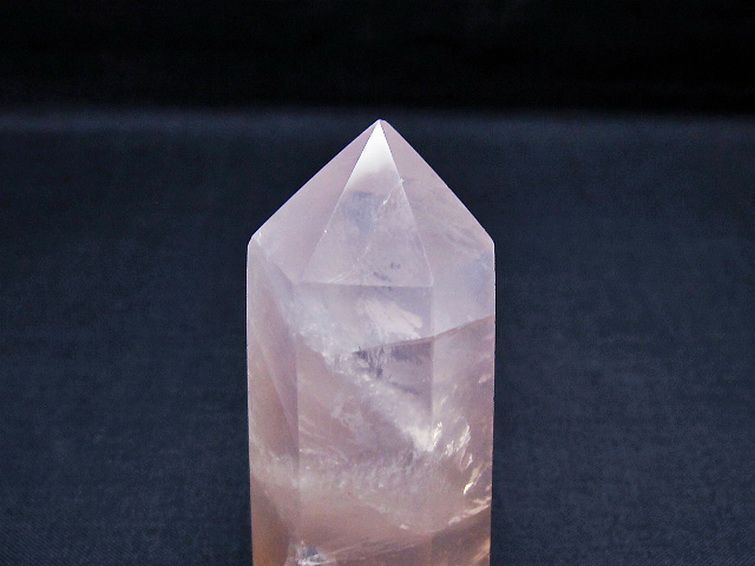 ローズクォーツ 六角柱[T138-6557] 3枚目