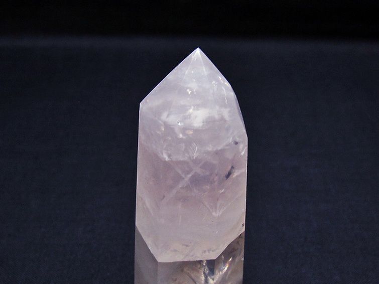 ローズクォーツ 六角柱[T138-6573] 2枚目