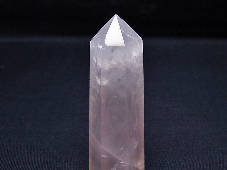 ローズクォーツ 六角柱 [t138-6582] 3枚目