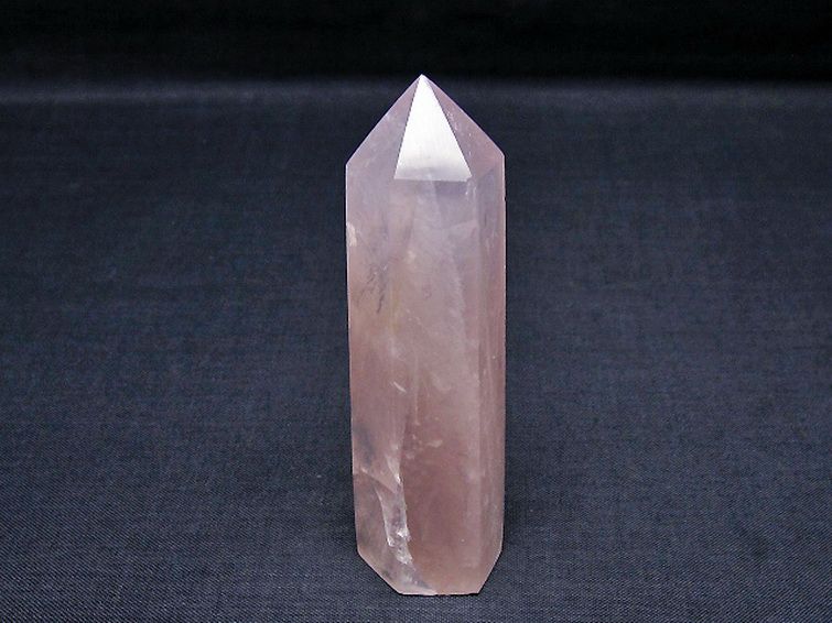 ローズクォーツ 六角柱[T138-6583] 1枚目