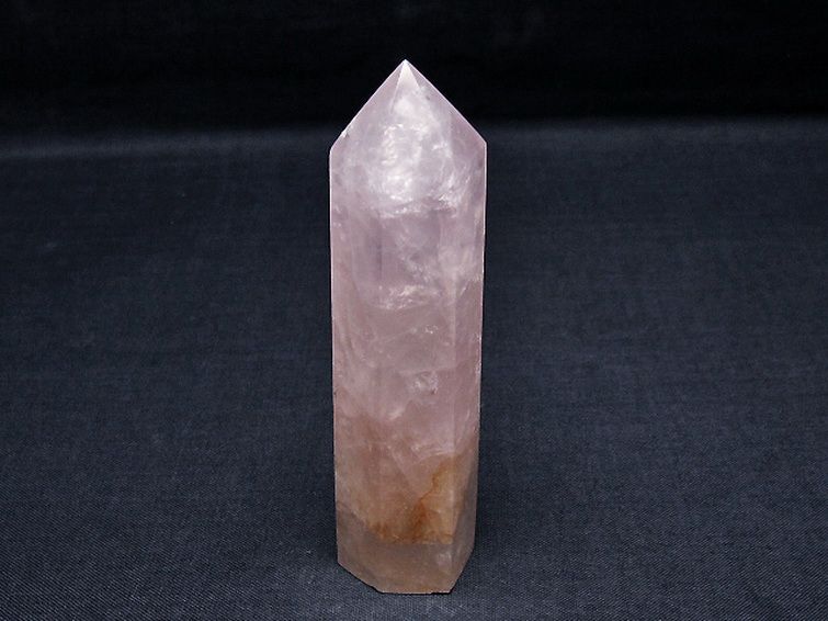 ローズクォーツ 六角柱[T138-6584] 1枚目