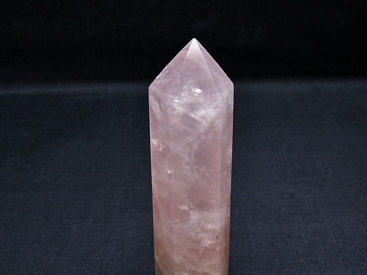 ローズクォーツ 六角柱[T138-6584] 3枚目