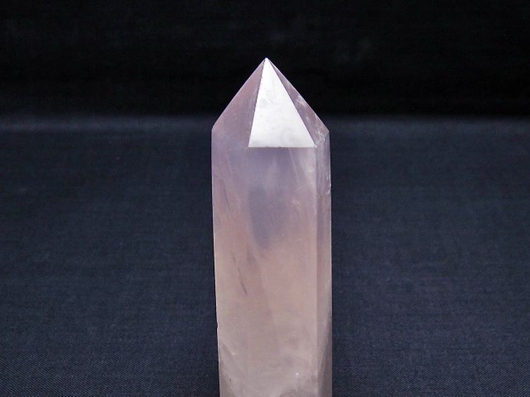 ローズクォーツ 六角柱 [t138-6585] 3枚目