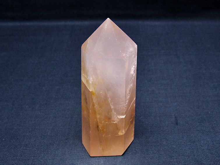 ローズクォーツ 六角柱 [t138-6674] 1枚目