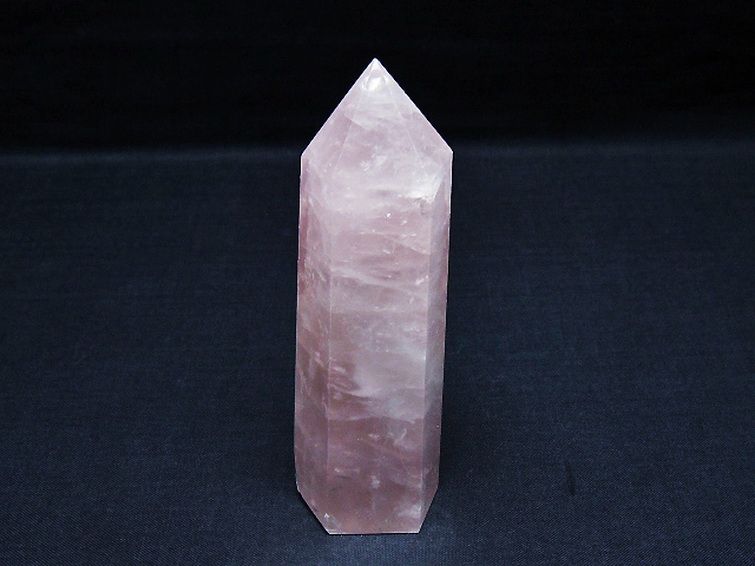 ローズクォーツ 六角柱 [t138-6708] 1枚目