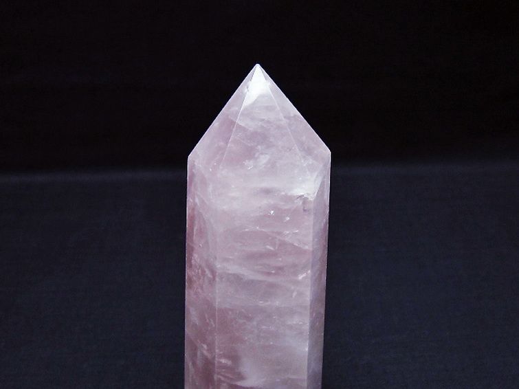 ローズクォーツ 六角柱 [t138-6708] 2枚目