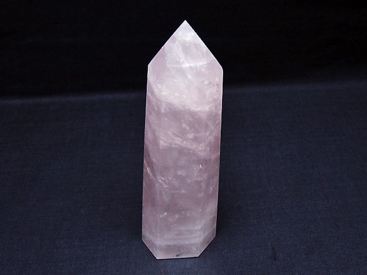 ローズクォーツ 六角柱 [t138-6711] 1枚目