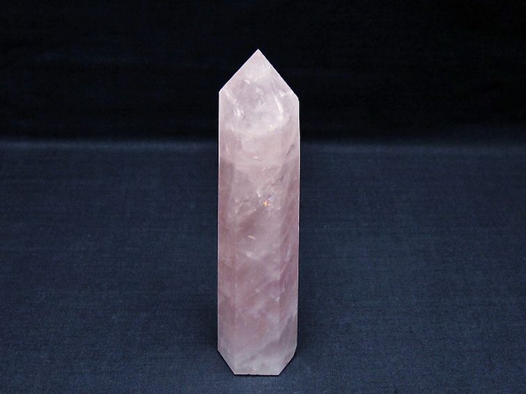 ローズクォーツ 六角柱 [t138-6725] 1枚目