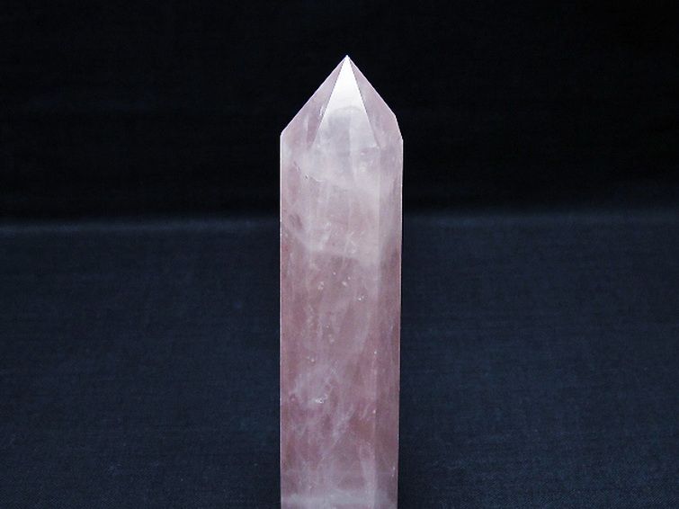 ローズクォーツ 六角柱 [t138-6725] 3枚目