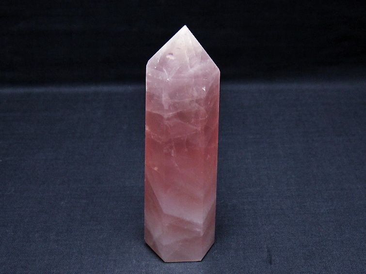 ローズクォーツ 六角柱 [t138-6730] 1枚目