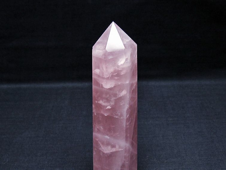 ローズクォーツ 六角柱 [t138-6784] 3枚目