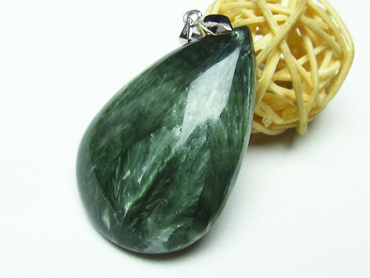 セラフィナイト ペンダント [t14-3142] 3枚目