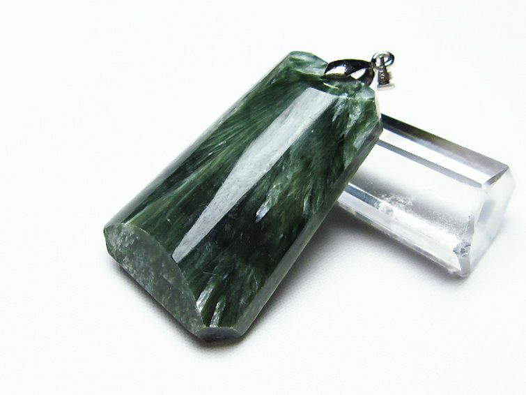 セラフィナイト ペンダント [t14-3325] 3枚目