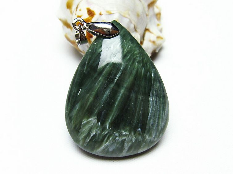 セラフィナイト ペンダント [t14-3356] 2枚目