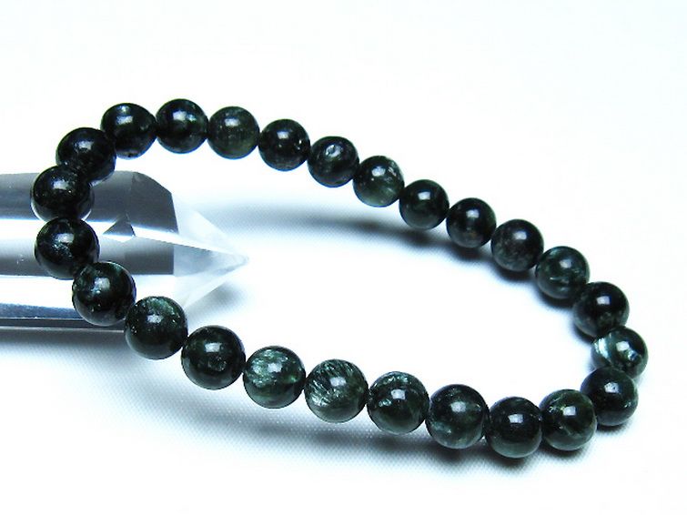 セラフィナイト ブレスレット 8mm [t14-3518] 1枚目