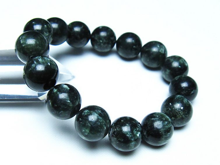 セラフィナイト ブレスレット 13mm [t14-3524] 1枚目