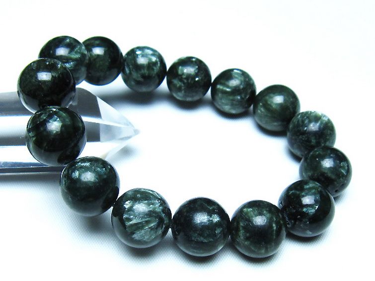 セラフィナイト ブレスレット 14mm [t14-3527] 1枚目