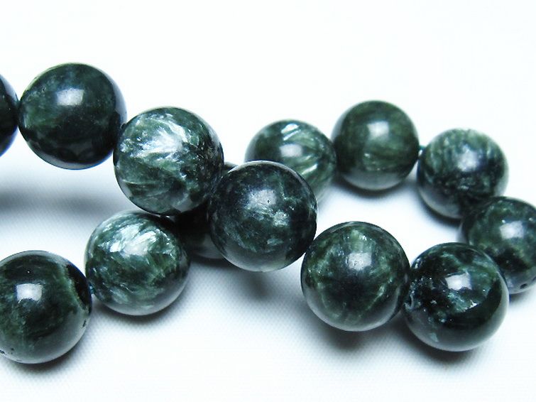 セラフィナイト ブレスレット 14mm [t14-3527] 2枚目