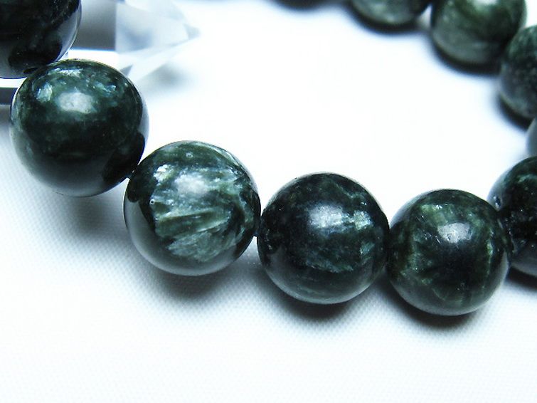 セラフィナイト ブレスレット 14mm [t14-3527] 3枚目