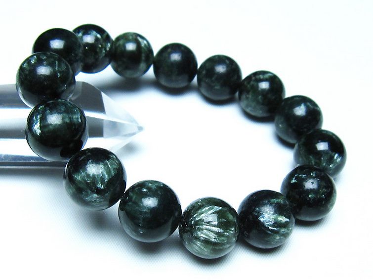 セラフィナイト ブレスレット 14mm [t14-3529] 1枚目