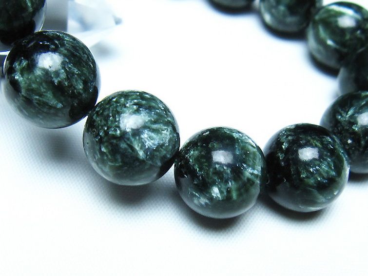 セラフィナイト ブレスレット 15mm [t14-3531] 3枚目