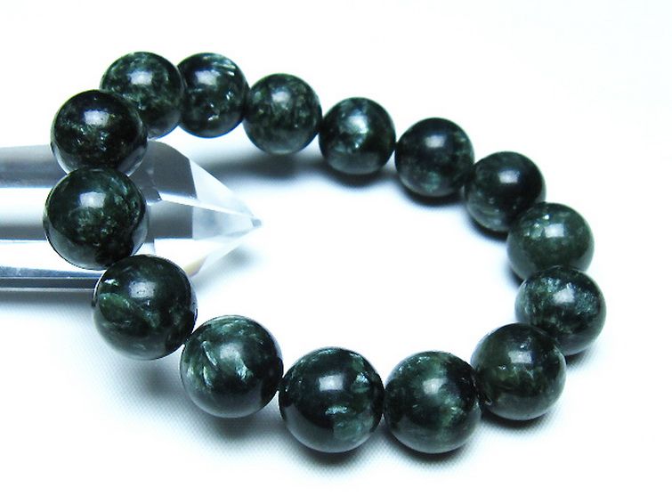 セラフィナイト ブレスレット 14mm [t14-3534] 1枚目