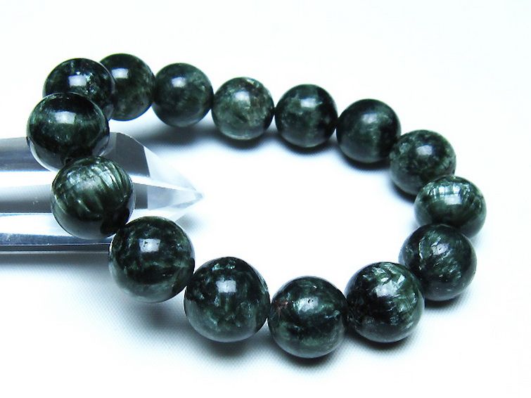 セラフィナイト ブレスレット 14mm [t14-3538] 1枚目