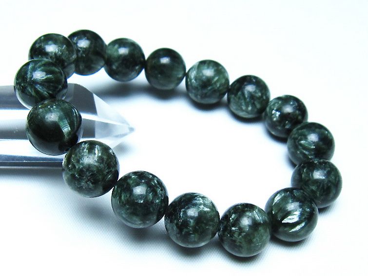 セラフィナイト ブレスレット 13mm [t14-3539] 1枚目