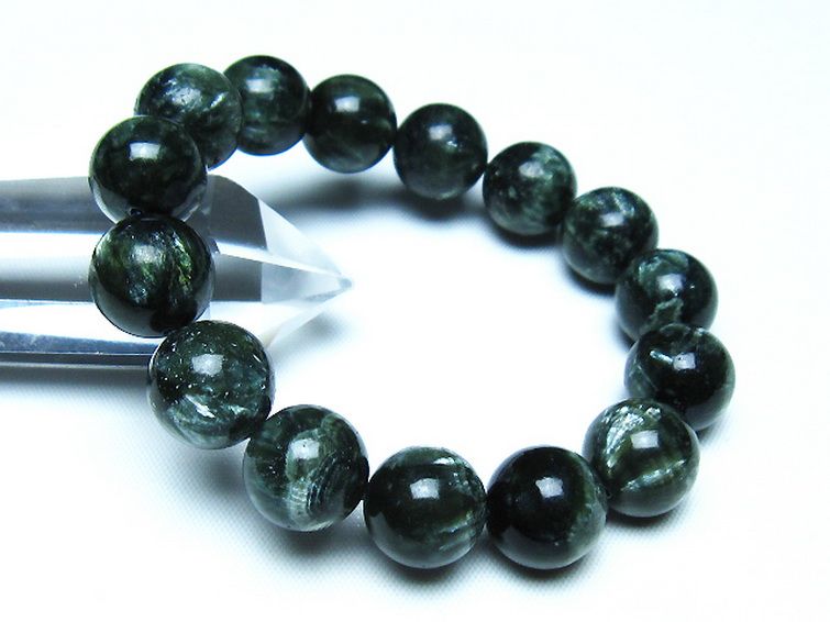 セラフィナイト ブレスレット 13mm [t14-3543] 1枚目