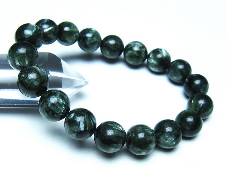 セラフィナイト ブレスレット 11mm [t14-3554] 1枚目