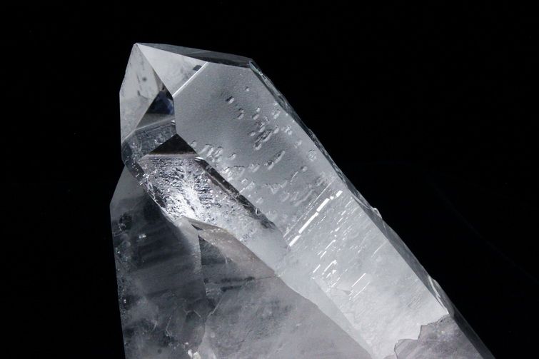 レムリアンシード水晶 ダブルポイント 原石 ミナスジェライス州コリント産 ※証明書付き[T143-2037] 3枚目