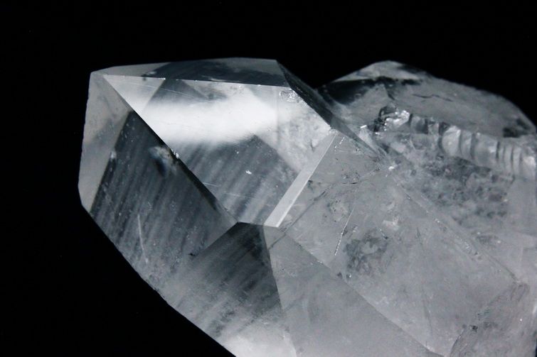 レムリアンシード水晶 ダブルポイント 原石 ミナスジェライス州コリント産 ※証明書付き[T143-2038] 2枚目