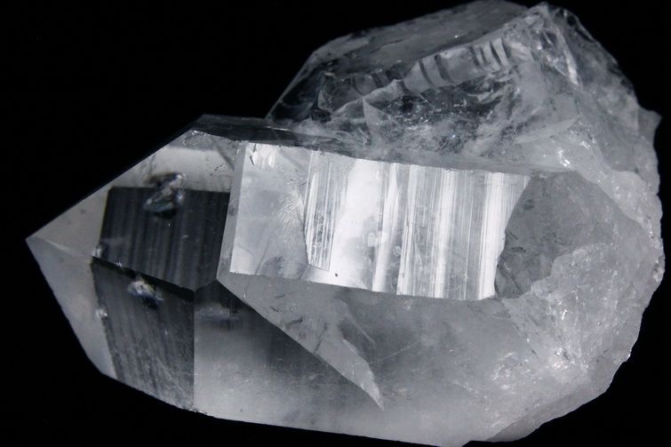 レムリアンシード水晶 ダブルポイント 原石 ミナスジェライス州コリント産 ※証明書付き[T143-2038] 4枚目