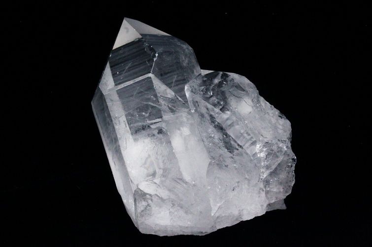 レムリアンシード水晶 ダブルポイント 原石 ミナスジェライス州コリント産 ※証明書付き[T143-2038] 5枚目