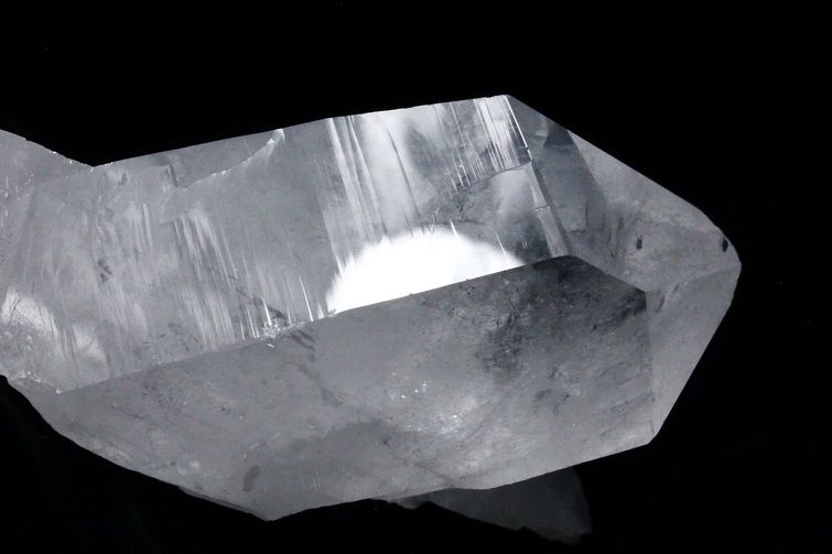 レムリアンシード水晶 ダブルポイント 原石 ミナスジェライス州コリント産 ※証明書付き[T143-2039] 3枚目