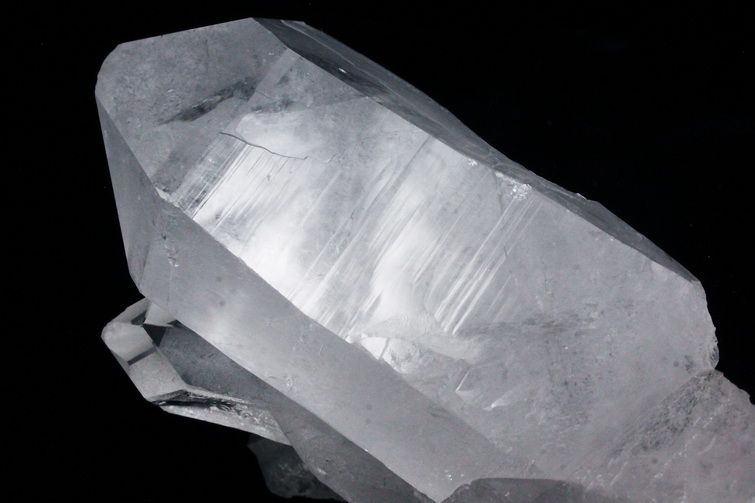 レムリアンシード水晶 ダブルポイント 原石 ミナスジェライス州コリント産 ※証明書付き[T143-2039] 4枚目