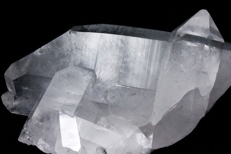 レムリアンシード水晶 ダブルポイント 原石 ミナスジェライス州コリント産 ※証明書付き[T143-2040] 2枚目