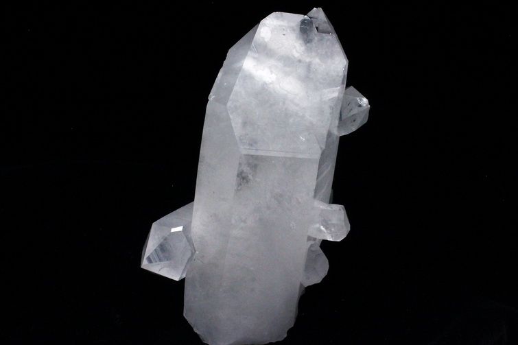 レムリアンシード水晶 ダブルポイント 原石 ミナスジェライス州コリント産 ※証明書付き[T143-2040] 5枚目