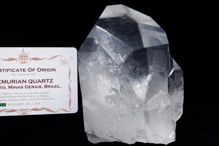 レムリアンシード 水晶 クラスター ミナスジェライス州コリント産  ※証明書付き[T143-2069] 1枚目