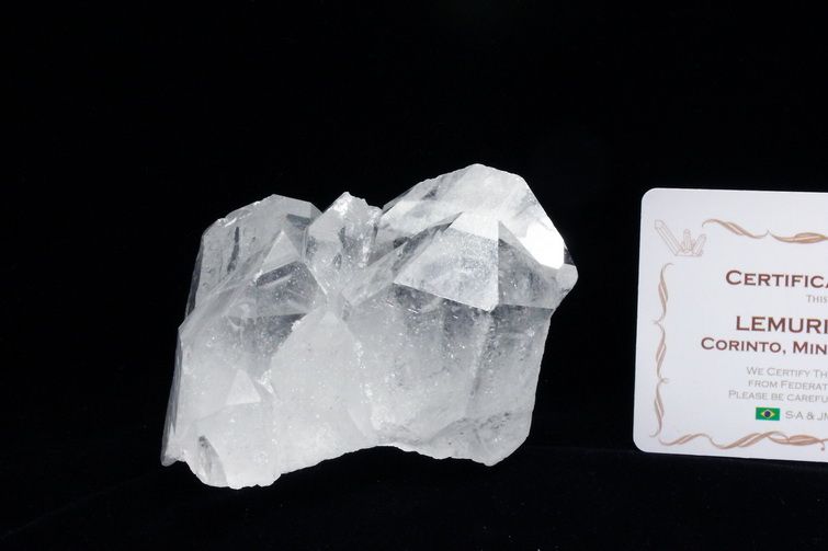 レムリアンシード 水晶 クラスター ミナスジェライス州コリント産  ※証明書付き[T143-2423] 1枚目