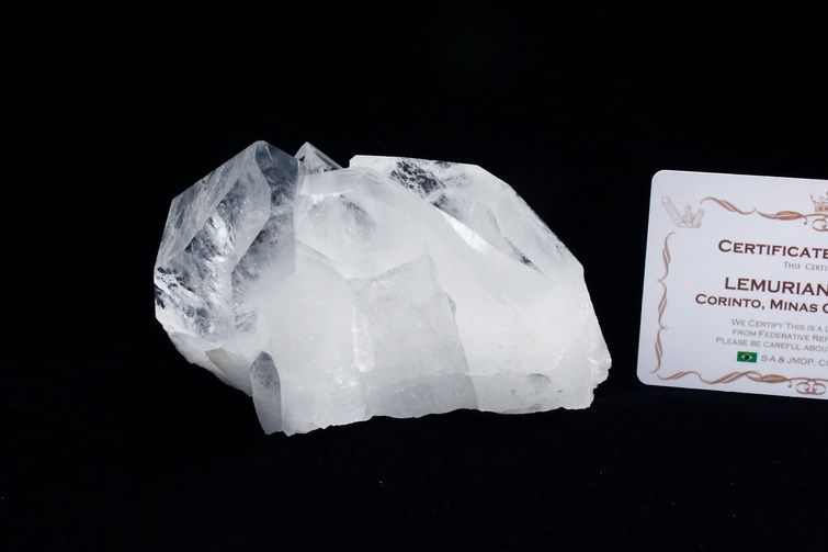 レムリアンシード 水晶 クラスター ミナスジェライス州コリント産  ※証明書付き[T143-2429] 1枚目