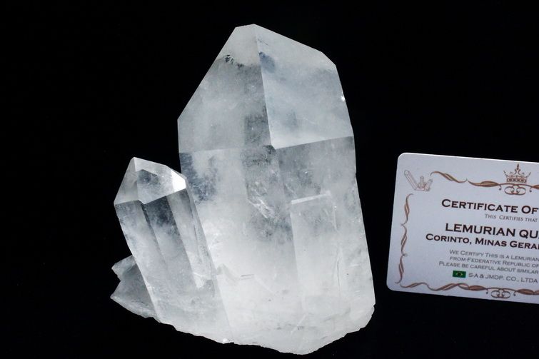レムリアンシード 水晶 クラスター ミナスジェライス州コリント産  ※証明書付き[T143-2430] 1枚目
